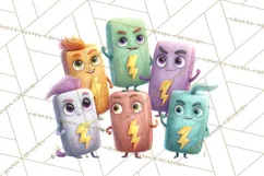 Superhero Animal Clipart Cartoon PNG Cute Sidekicks Product Image 5