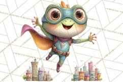 Superhero Animal Clipart Cartoon PNG Cute Sidekicks Product Image 3