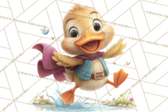 Superhero Animal Clipart Cartoon PNG Cute Sidekicks Product Image 3