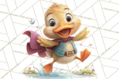 Superhero Animal Clipart Cartoon PNG Cute Sidekicks Product Image 3