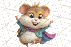 Superhero Animal Clipart Cartoon PNG Cute Sidekicks Product Image 4