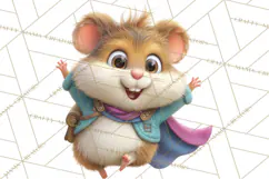 Superhero Animal Clipart Cartoon PNG Cute Sidekicks Product Image 4