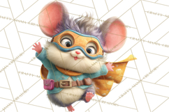 Superhero Animal Clipart Cartoon PNG Cute Sidekicks Product Image 5