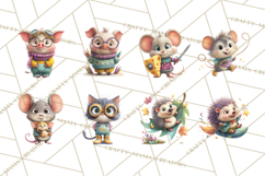 Superhero Animal Clipart Cartoon PNG Cute Sidekicks Product Image 3