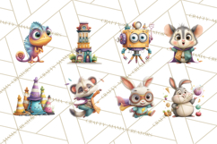 Superhero Animal Clipart Cartoon PNG Cute Sidekicks Product Image 2