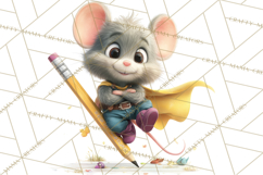 Superhero Animal Clipart Cartoon PNG Cute Sidekicks Product Image 4