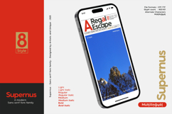 Supernus - Sans serif Font Family Product Image 10