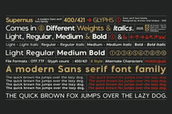 Supernus - Sans serif Font Family Product Image 3