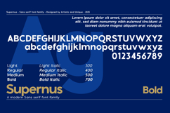 Supernus - Sans serif Font Family Product Image 6