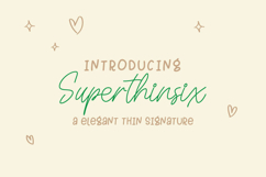NEW SUPERTHIN BUNDLE FONT Product Image 10