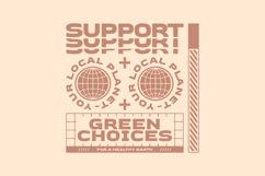 Support Sustainability Streetwear T-shirt Design Product Image 1
