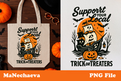 Retro Halloween Clipart Bundle | Trick or Treat Sublimation Product Image 13