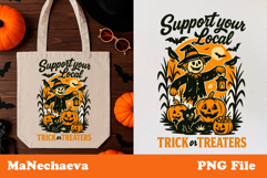 Retro Halloween Clipart Bundle | Trick or Treat Sublimation Product Image 6