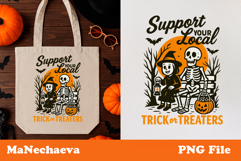 Retro Halloween Clipart Bundle | Trick or Treat Sublimation Product Image 7