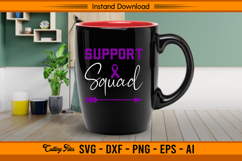 Support Squad Pancreatic Cancer Awareness SVG File Product Image 3