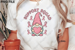 Support Squad Gnome Cancer Awareness PNG Product Image 2