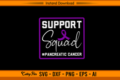 Support Squad Pancreatic Cancer SVG Design File Product Image 1