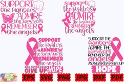 Support The Fighters Admire The Survivor Remember The Angels Product Image 1