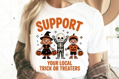 Support Your Local Trick or Treaters PNG, Vintage Halloween Product Image 2