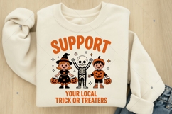 Support Your Local Trick or Treaters PNG, Vintage Halloween Product Image 6