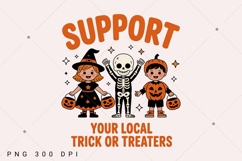 Support Your Local Trick or Treaters PNG, Vintage Halloween Product Image 8