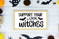 Farmhouse Halloween Sign SVG Bundle | Halloween Decor Sign Product Image 8
