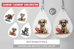 Earring Surf Scream Critters Product Image 1