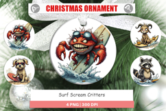 Ornament Surf Scream Critters Product Image 1