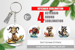 Keychain Surf Scream Critters Product Image 1