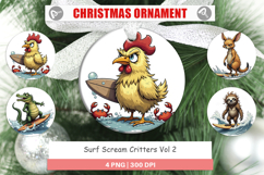 Ornament Surf Scream Critters Product Image 1