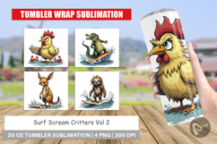 Tumbler Surf Scream Critters Product Image 1