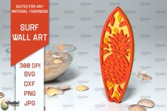 Wooden Surfboards Laser Cut Bundle. Surfing Layered Decor Product Image 11