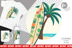 Surfboard Clipart Product Image 1