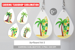 Earring Surfboard Product Image 1