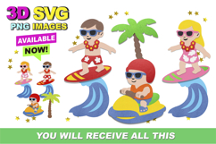 Surf Elements 3D SVG Product Image 1
