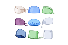 surgical cap set cartoon Product Image 1