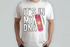 It's in my DNA Suriname Flag Fingerprint PNG Sublimation Product Image 2