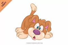 Cartoon Dogs 03. Clipart. Product Image 7