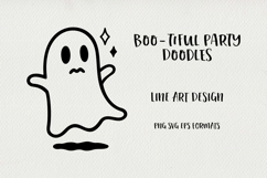 Funny Halloween Line Art Clipart SVG|PNG|EPS, BUNDLE. Product Image 12