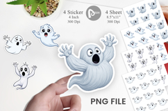 Surprised Ghosts Sticker Product Image 1