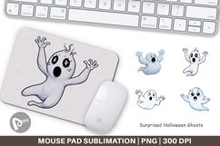 Mouse Pad Surprised Ghosts Product Image 1