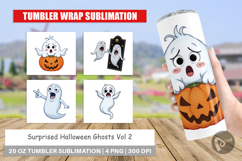Tumbler Surprised Ghosts Product Image 1