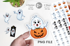 Surprised Ghosts Sticker Product Image 1