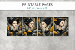 Artistic Surreal Woman Portraits, wall decor Product Image 2