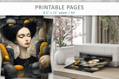 Artistic Surreal Woman Portraits, wall decor Product Image 3