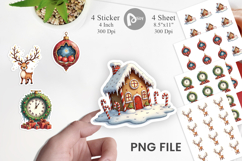 Surreal Festive Sticker Product Image 1