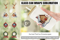 Surreal Festive Glass Can Product Image 1
