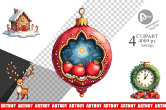 Surreal Festive Clipart Product Image 1