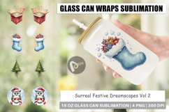 Surreal Festive Glass Can Product Image 1