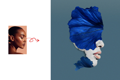 Surreal Floral Collage Art Photo Effect Product Image 2